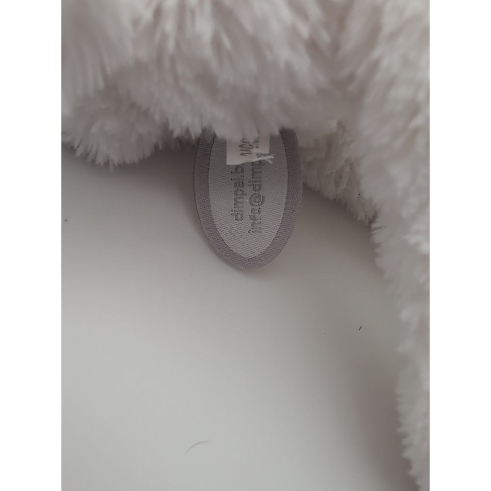 Dimpel 11" Lovey Soft White Bunny Plush - Picture 6 of 6